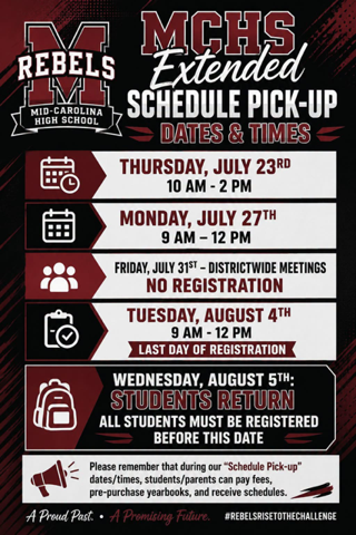 MCHS Extended Registration