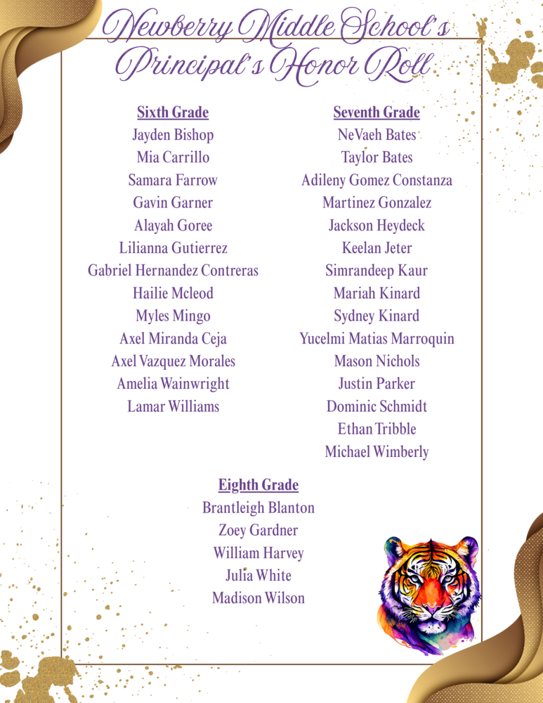 Principal's Honor Roll