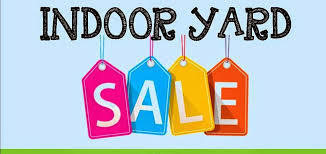 indoor yard sale graphic