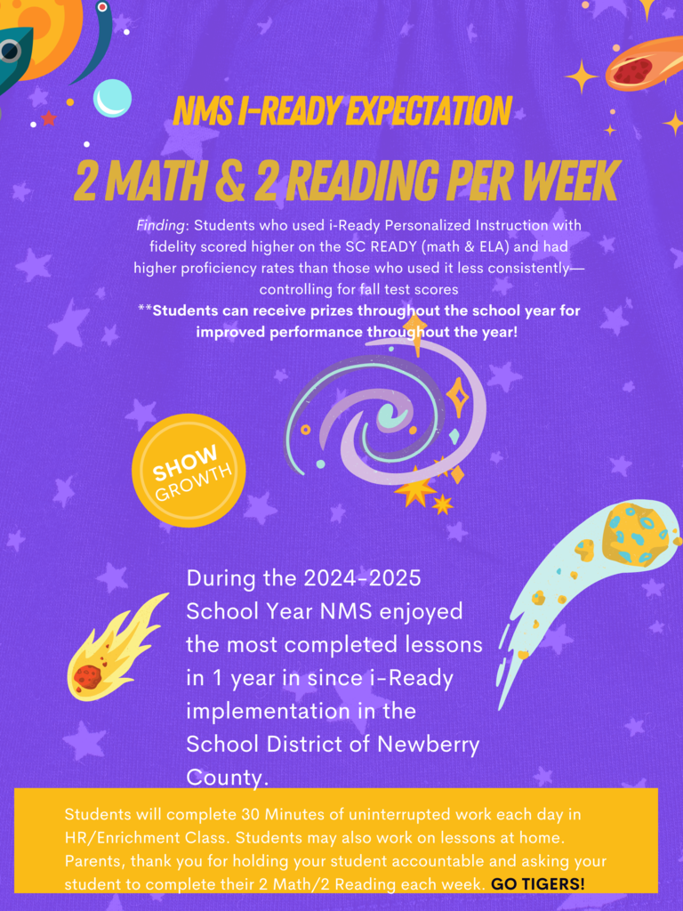 2 Math/2 Reading Each Week