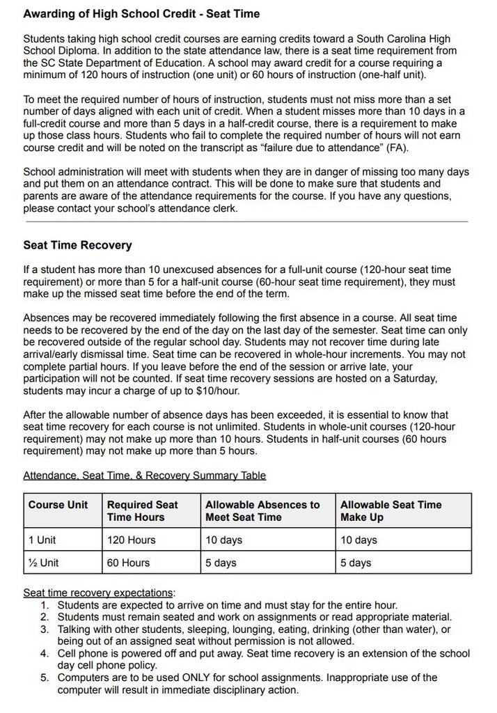 SDNC Seat Time Recovery 25-26