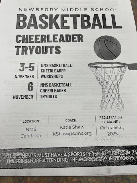 Basketball Cheer Tryouts