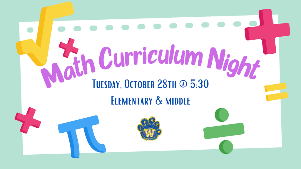 Math Curriculum Night