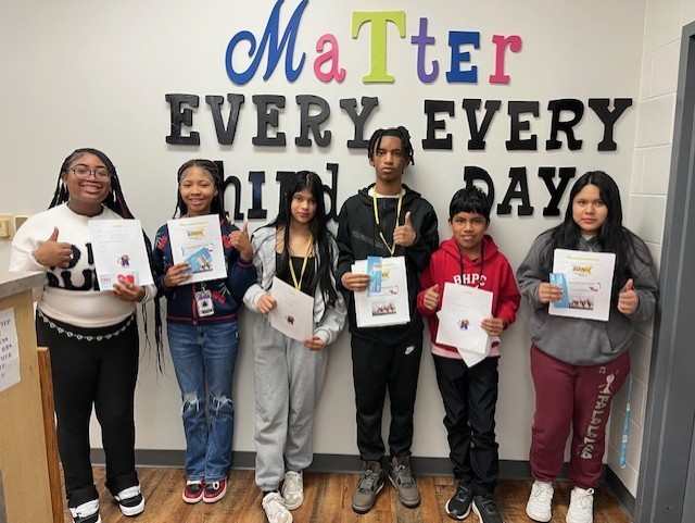 December 2025 NMS i-Ready Student Winners!