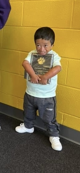 Picture 4: Andy Cobon Martinez- Student of the Month (7th)