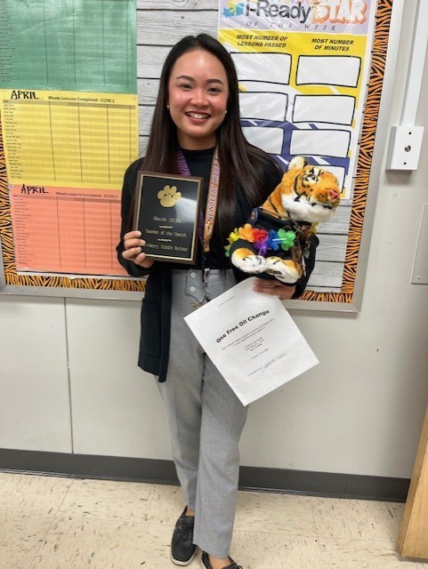 Janica Abulencia (7th Grade Math Teacher)- March 2026 Teacher of the Month