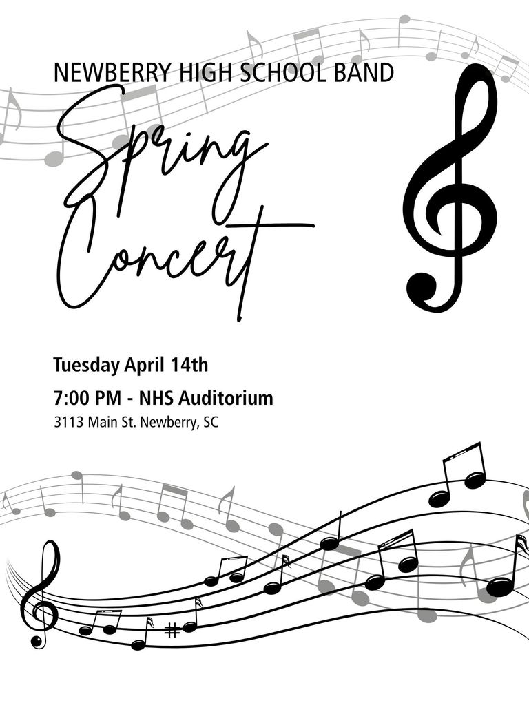 Newberry High School Band Spring Conert