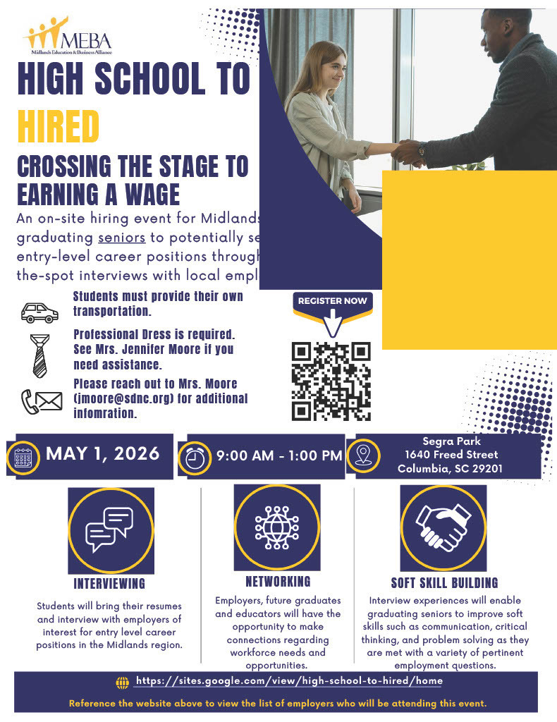 High School to Hired May 1st