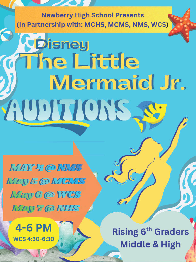 The Little Mermaid, Jr.  Auditions
