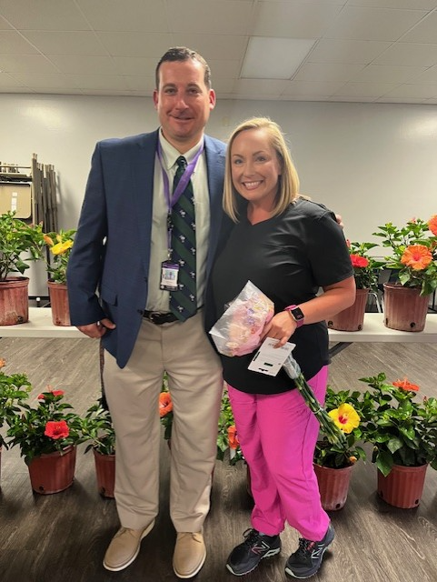 Mr. Reid-Left/Nurse Branham-Right