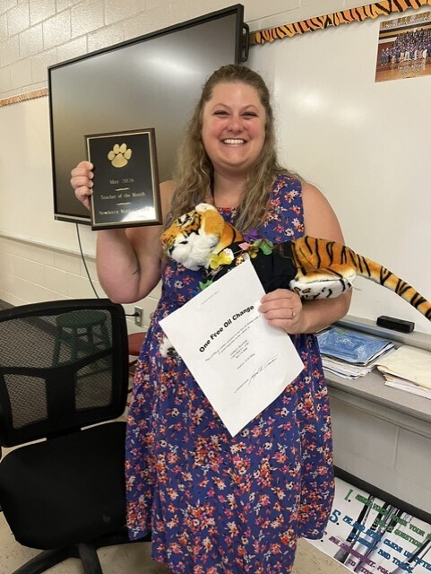Picture 2: Gracie Peck Frontz (NMS Art Teacher/25-26 SDNC Art Lead)-May 2026 Teacher of the Month