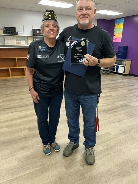 Chapin American Legion Post 193 Teacher of the Year (Coach Troy White)