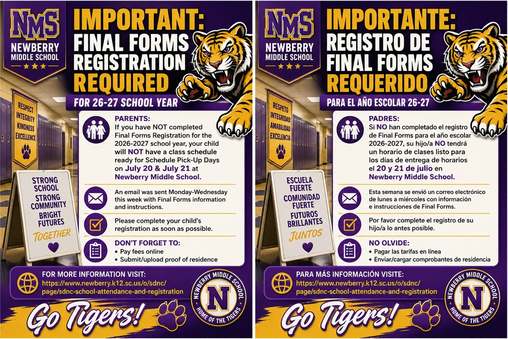 Final Forms Reminder