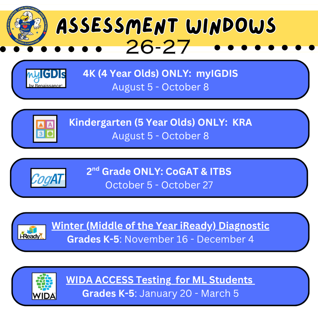 26-27 Assessment Windows