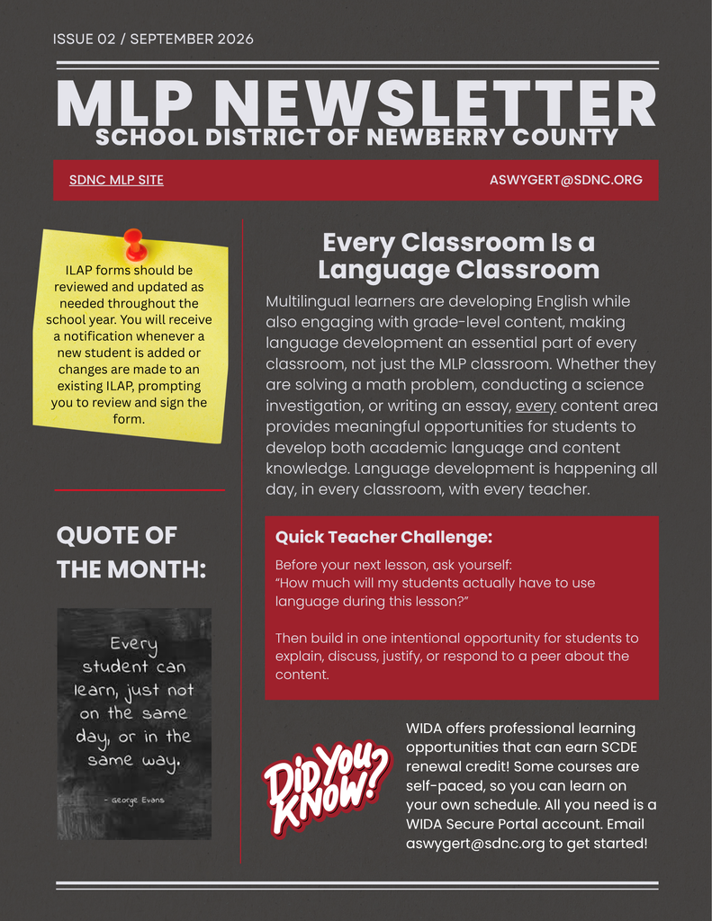 MLP newsletter