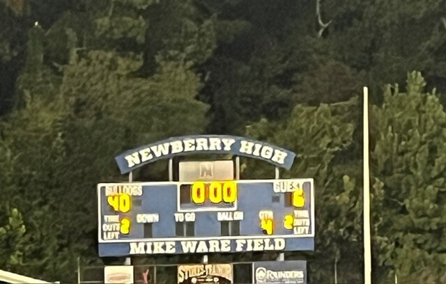 final score 40-6