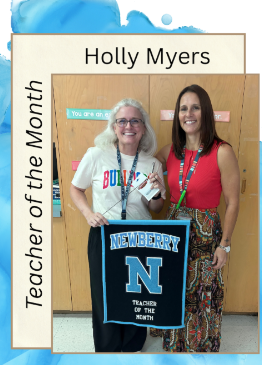 Teacher of the Month- Holly Myers
