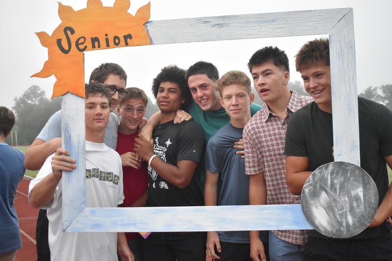 Students at Senior Sunrise
