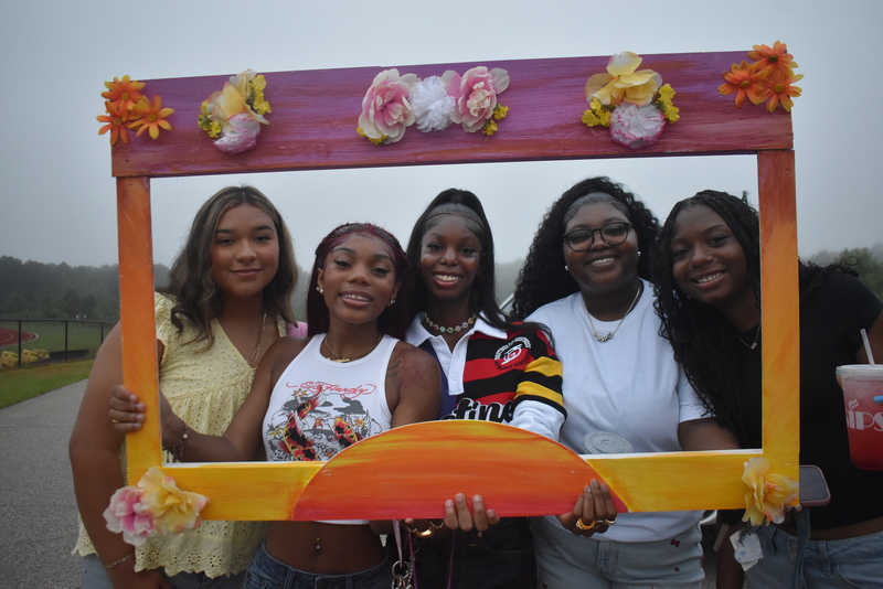Students at Senior Sunrise