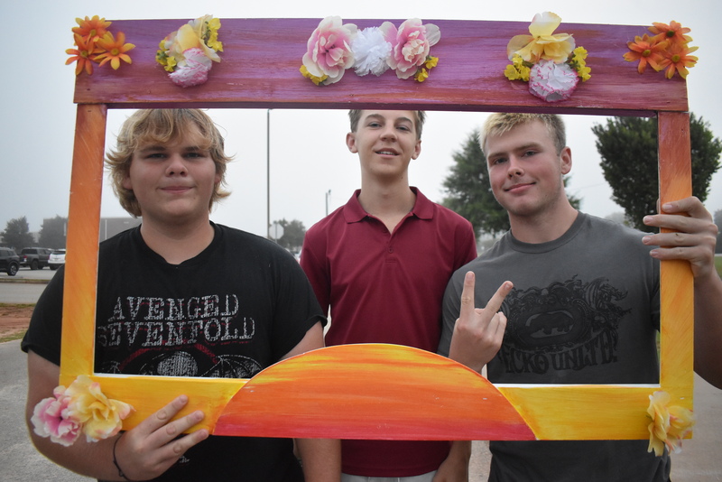 Students at Senior Sunrise