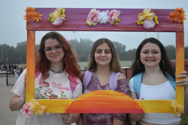 Students at Senior Sunrise