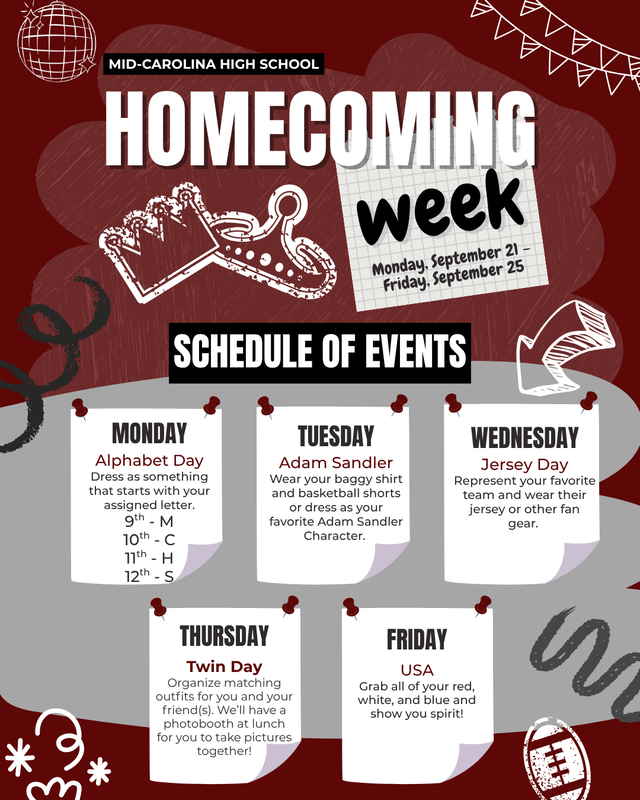 Spirit Week Themes