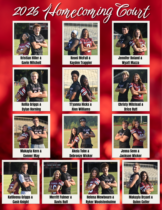 2026 Homecoming Court