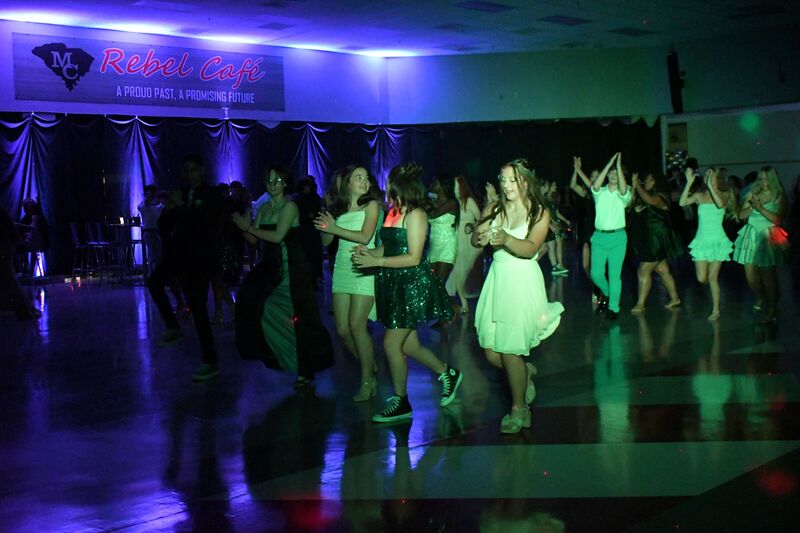 Group of MCHS Students Dancing at the Homecoming Dance