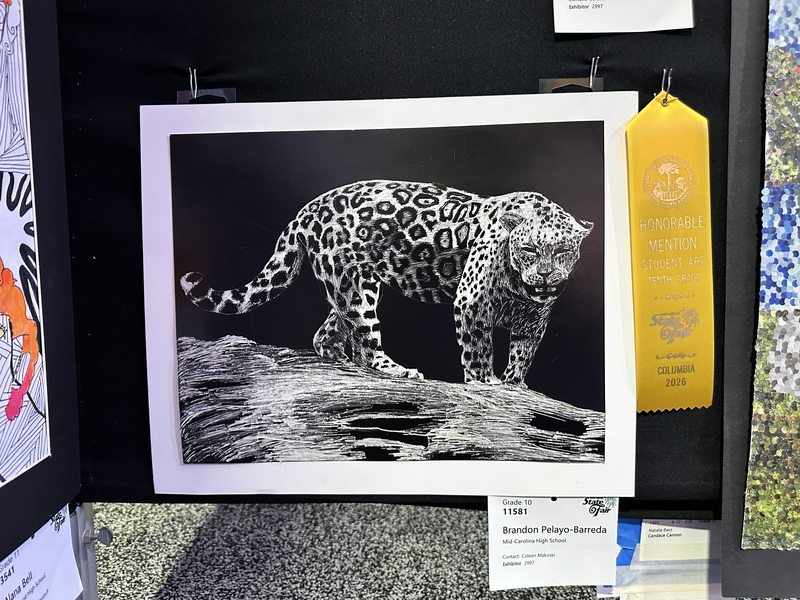 Cheetah Art Piece