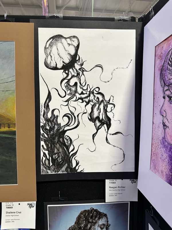 Jellyfish Art Piece