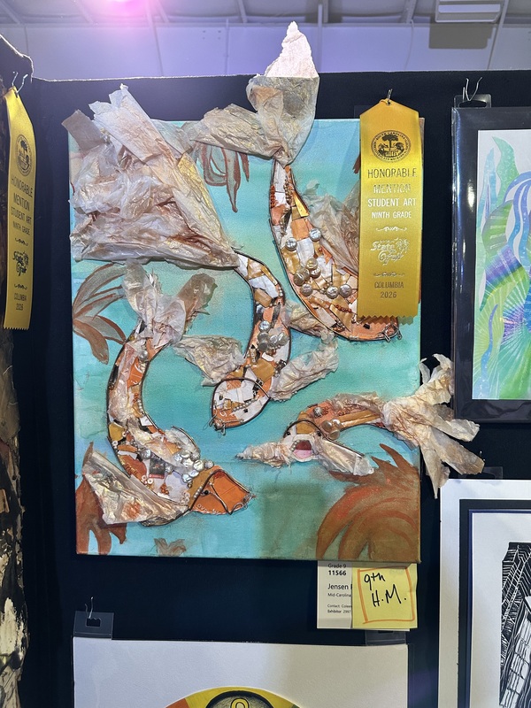Koi Art Piece