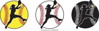 Softball clipart picture