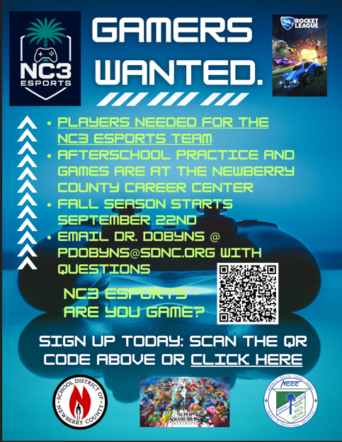 Gamers Wanted