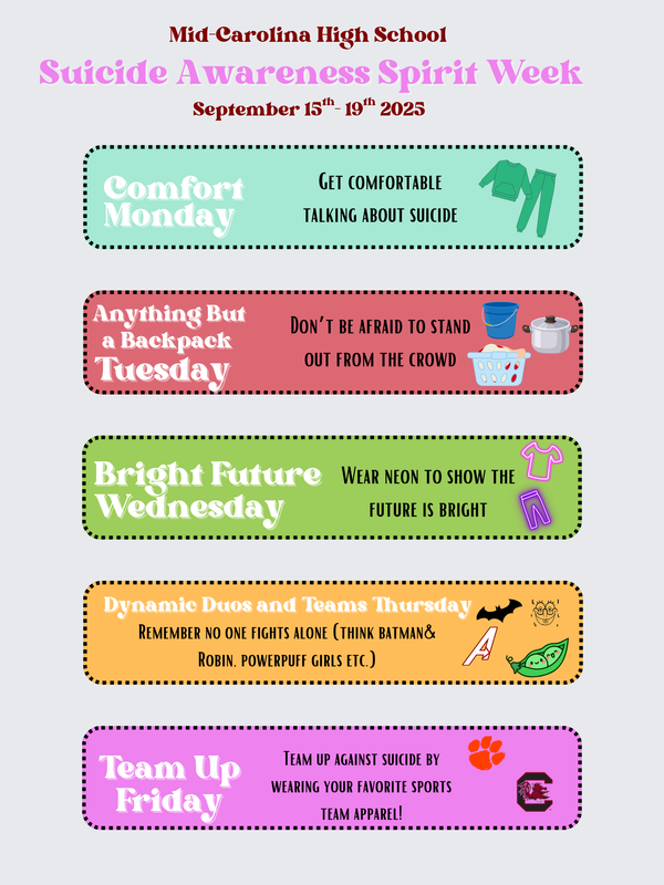 suicide week flyer