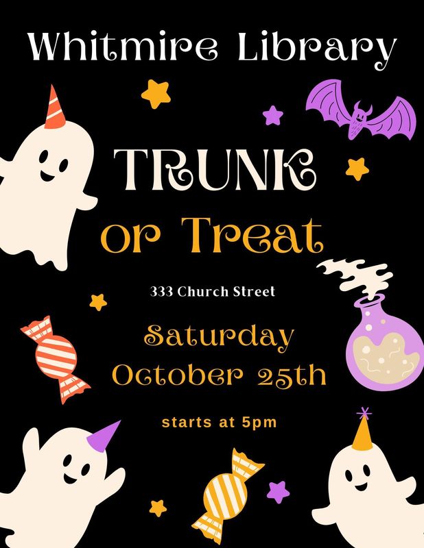 trunk or treat flyer
