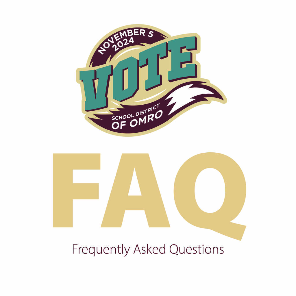 Graphic with the vote logo and FAQ