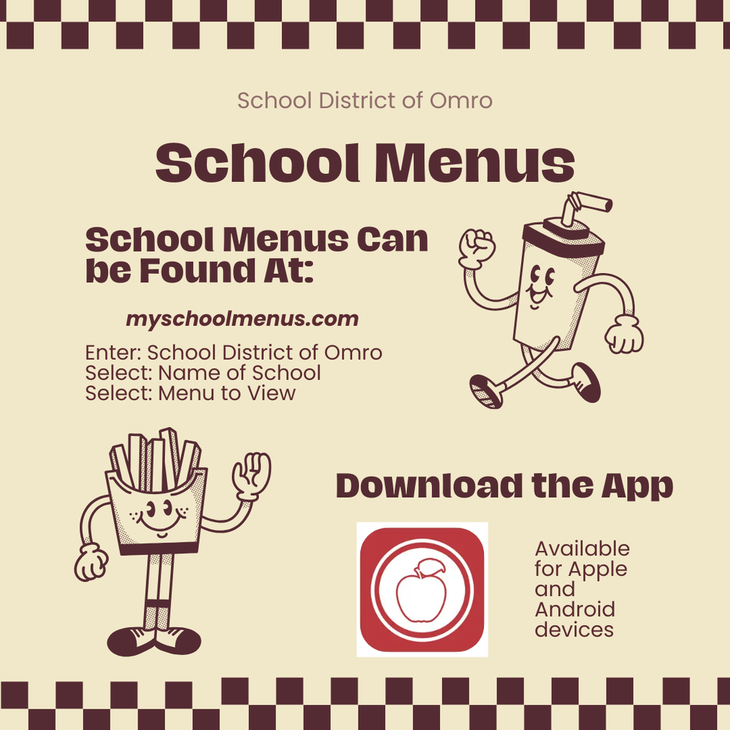 Graphic about new option for accessing Food Menus