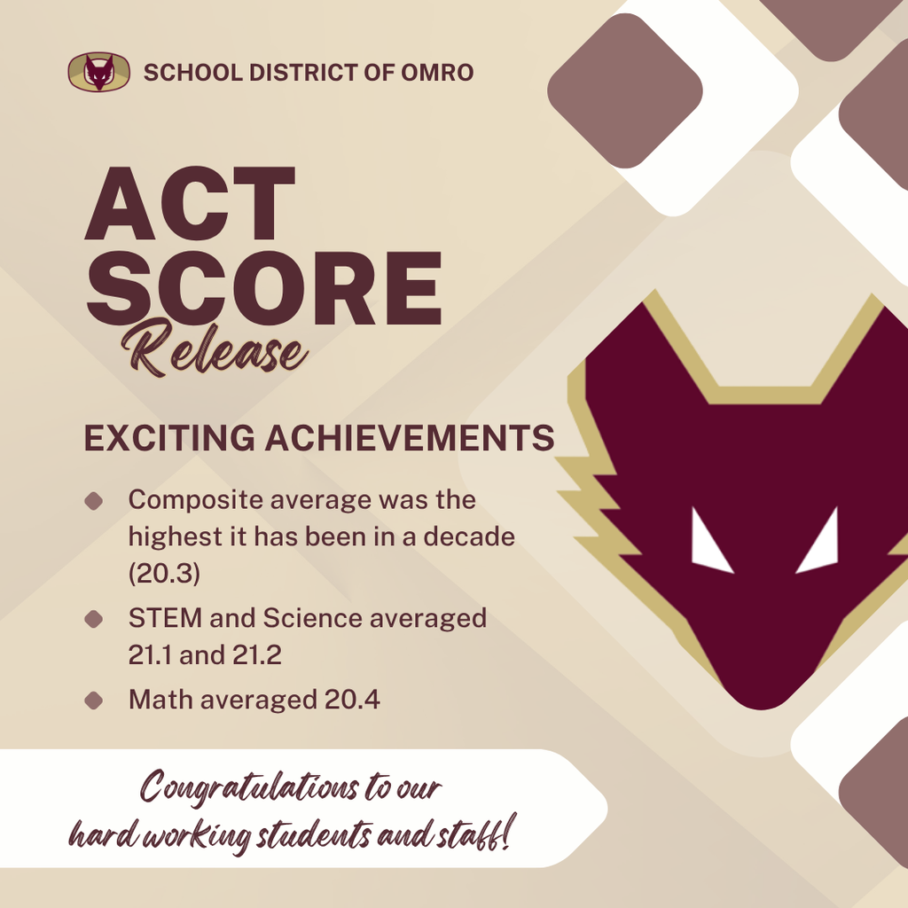 Graphic about ACT accomplishments.
