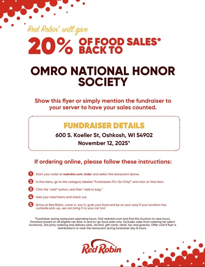 Flyer for a fundraiser.