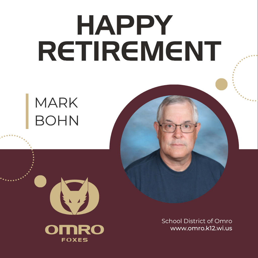 Graphic of a teacher pictured with the words happy Retirement.