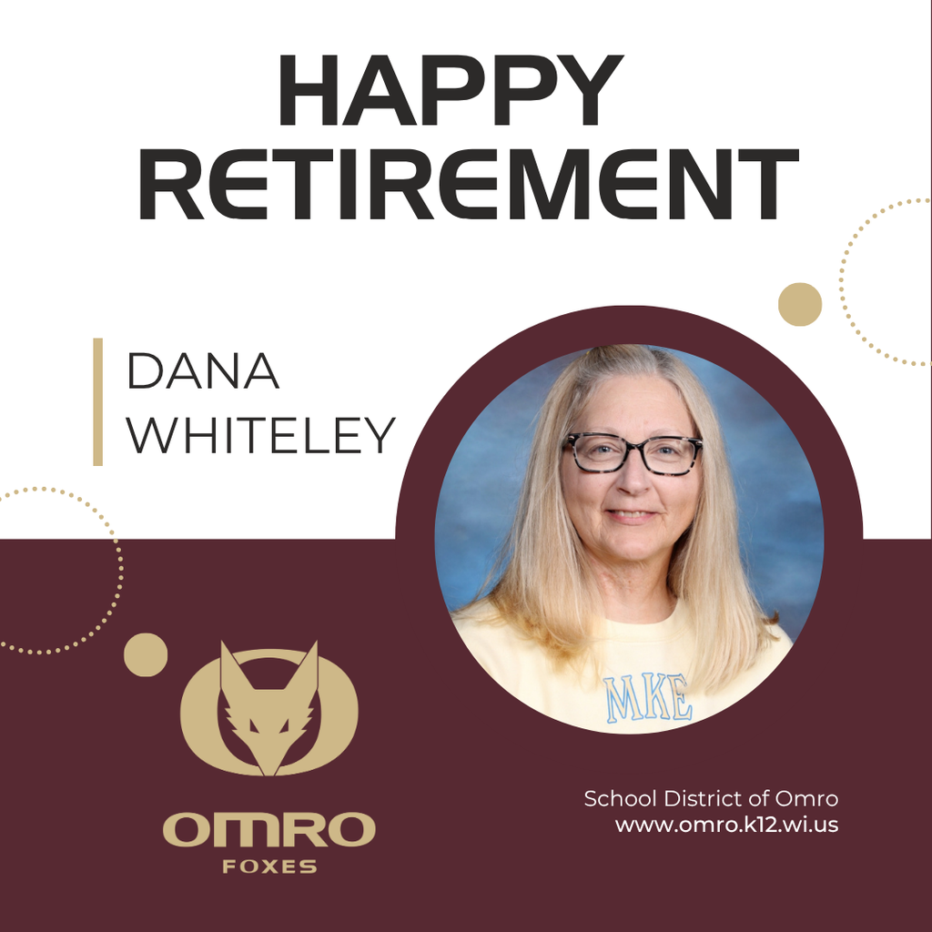 Graphic of a woman pictured with the words Happy Retirement above her.