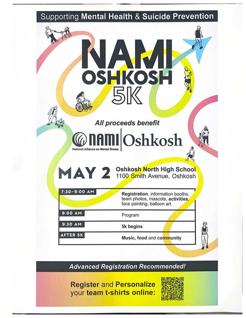 Flyer for a NAMI 5K