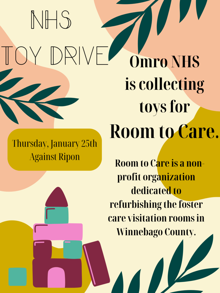 Flyer communicating the NHS Toy Drive