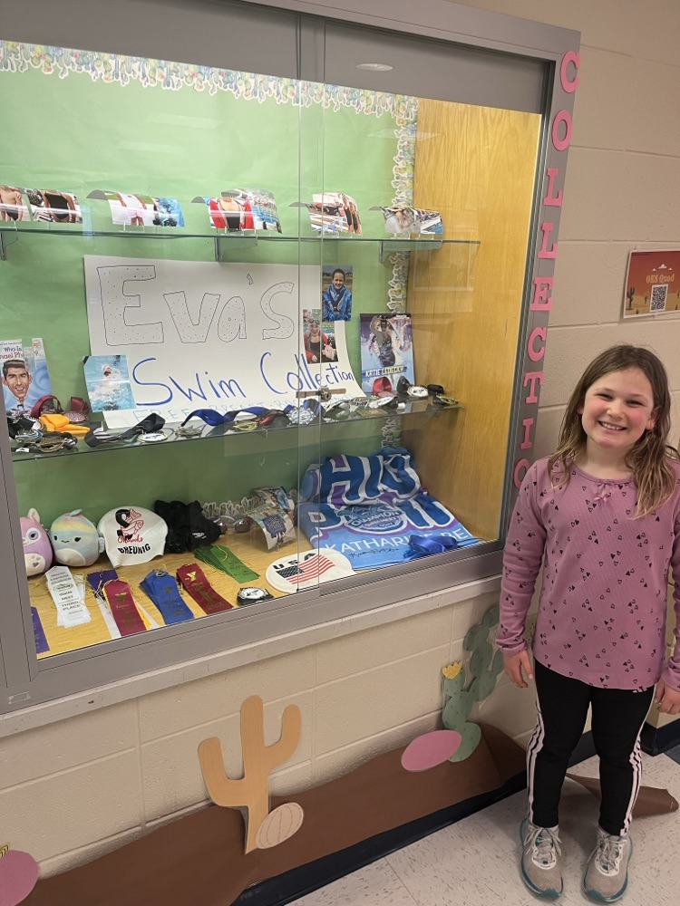 student with swim collection