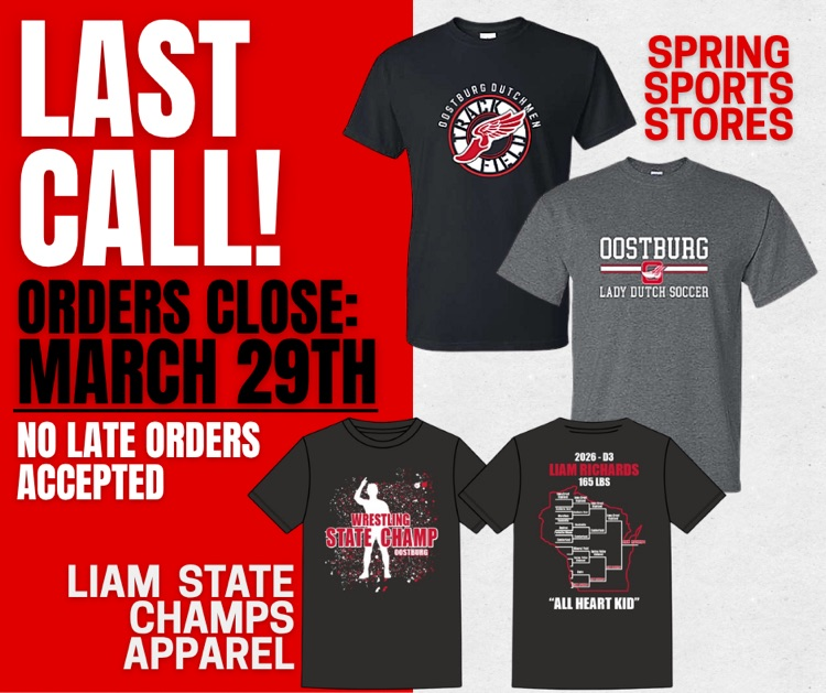 last call spring sport apparel order