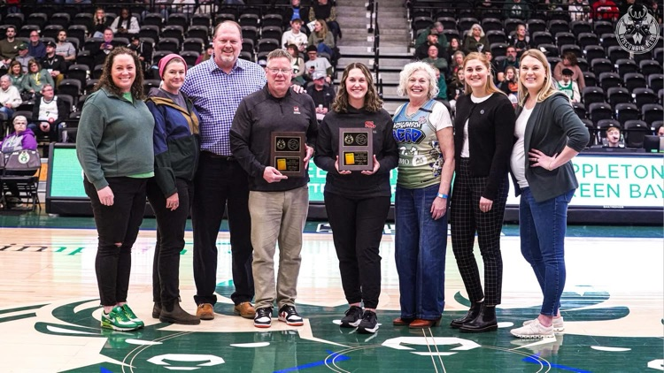 Kevin Bruggink and others receiving award