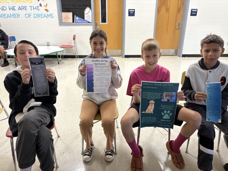 Students sharing their learning