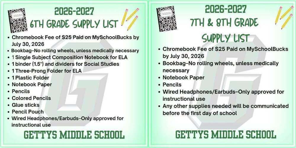 supply list