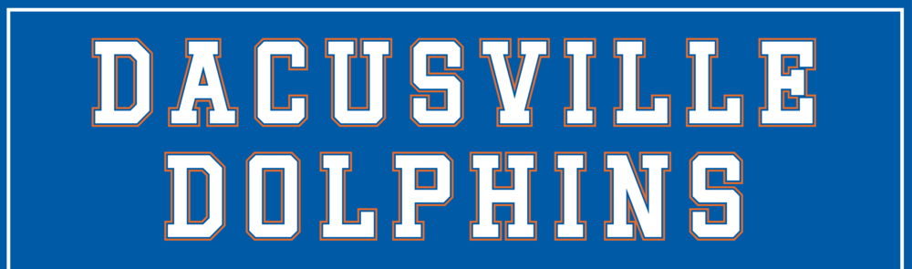 Dacusville Dolphins spirit war sign