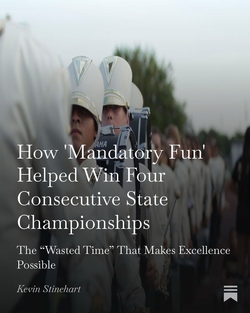 How Mandatory fun helped win four consecutive state championships.  